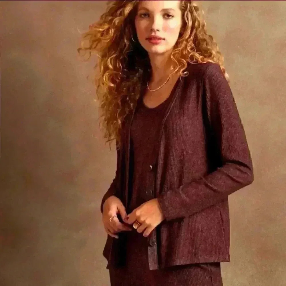 Banana Republic Brushed Marled Cardigan